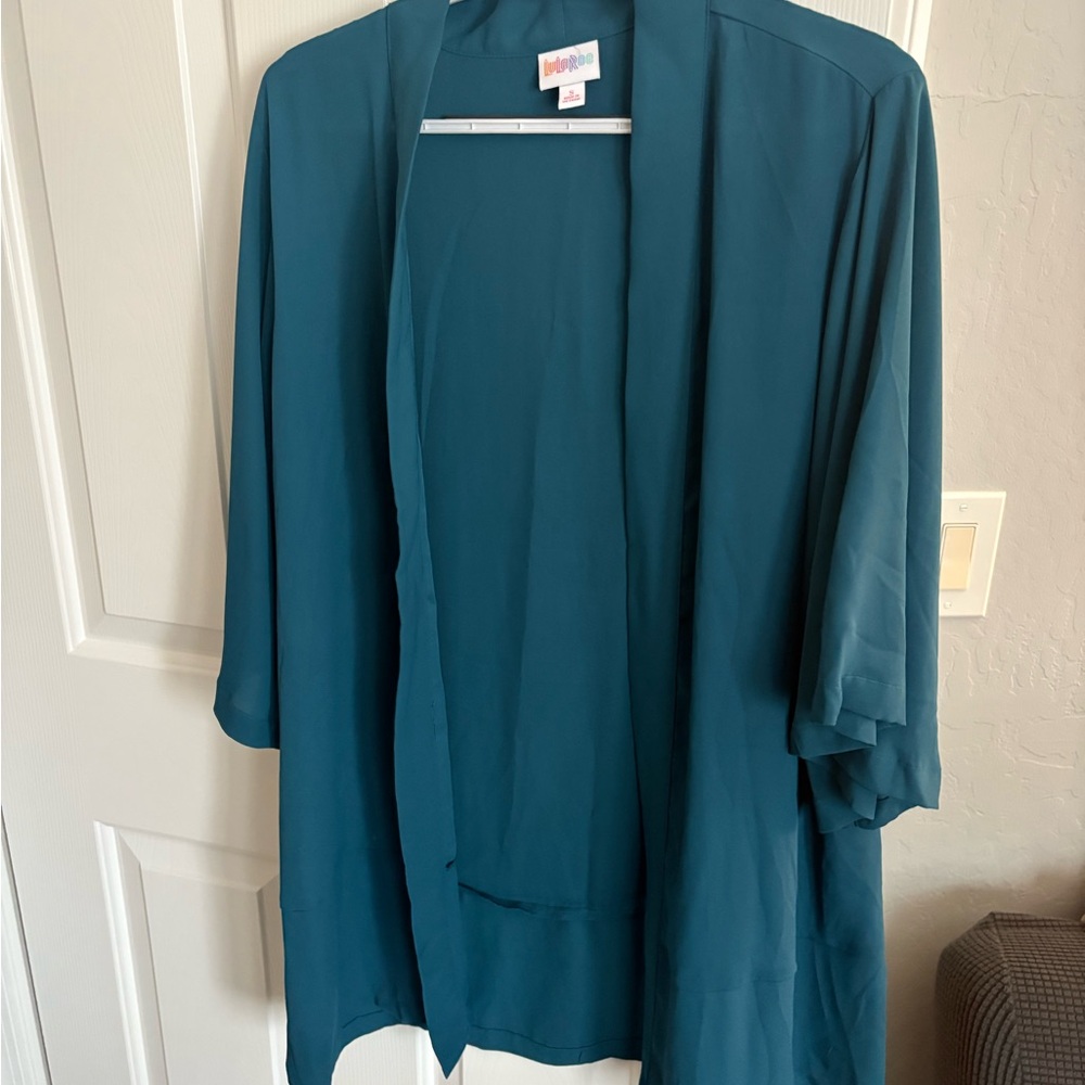 LuLaRoe Teal Cardigan